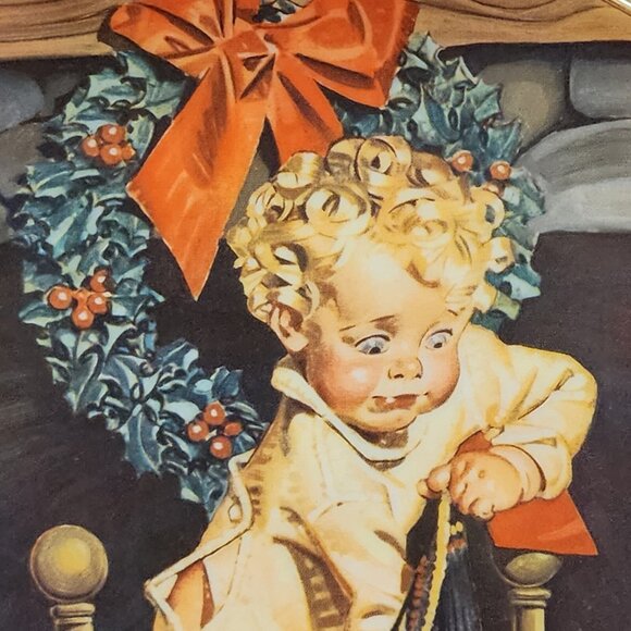 Vintage Ridgewood Christmas Morning 1975 Collector Plate - Picture 4 of 7